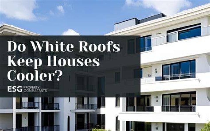Are white roofs cooler