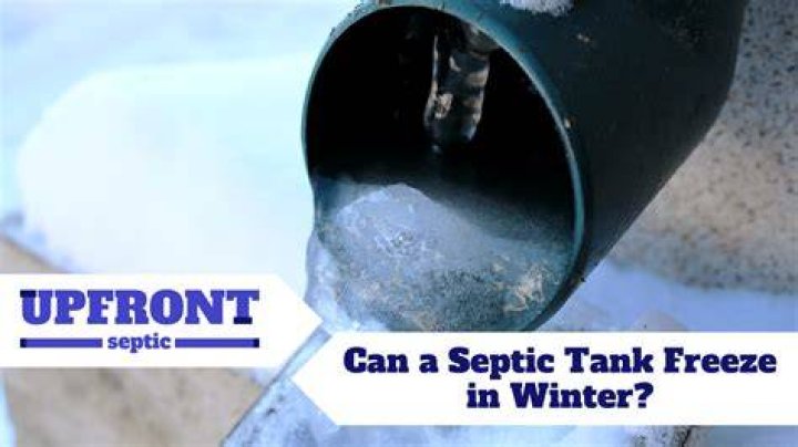 Can a septic tank freeze in winter