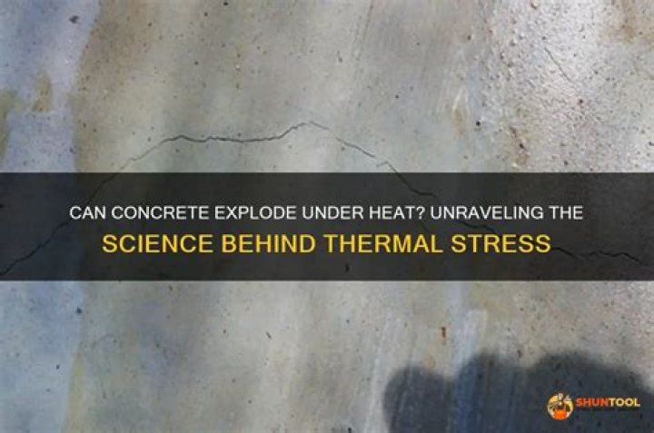 Can concrete pass heat