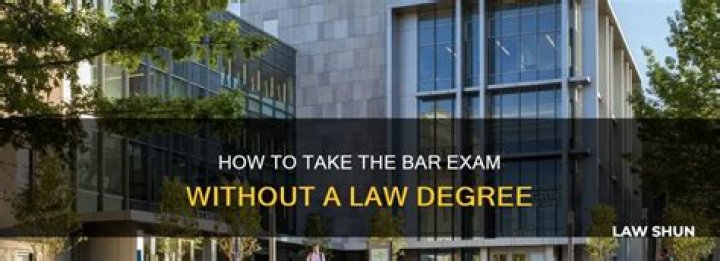 Can I take the bar exam in Florida without a law degree