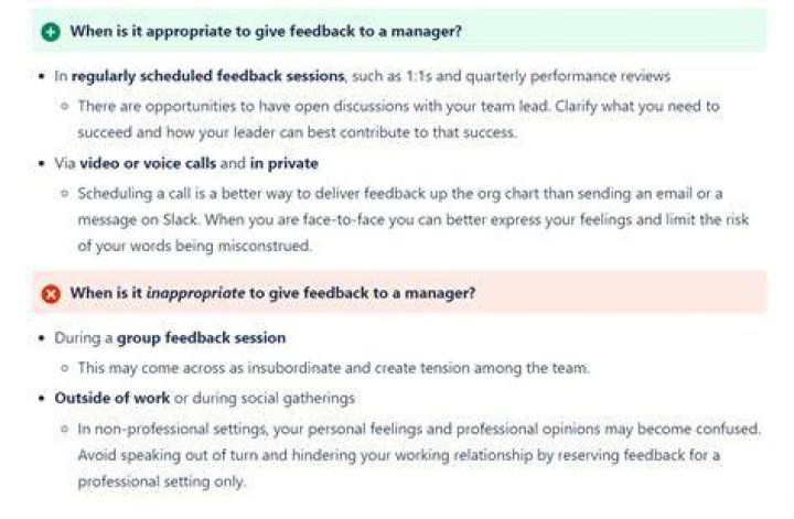 How do I give feedback to my mentor