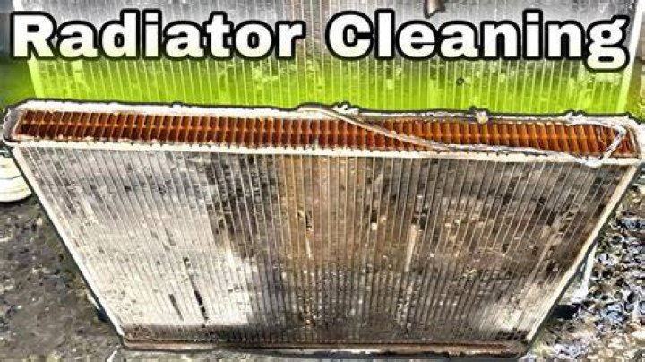 How do you treat a rusty radiator
