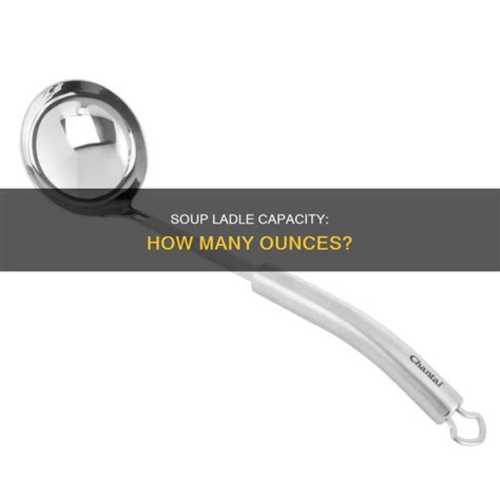How many ounces are in a soup ladle