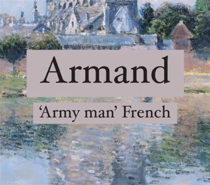 Is Armand a French name