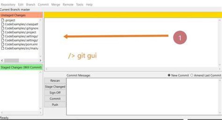 What are unstaged files in git