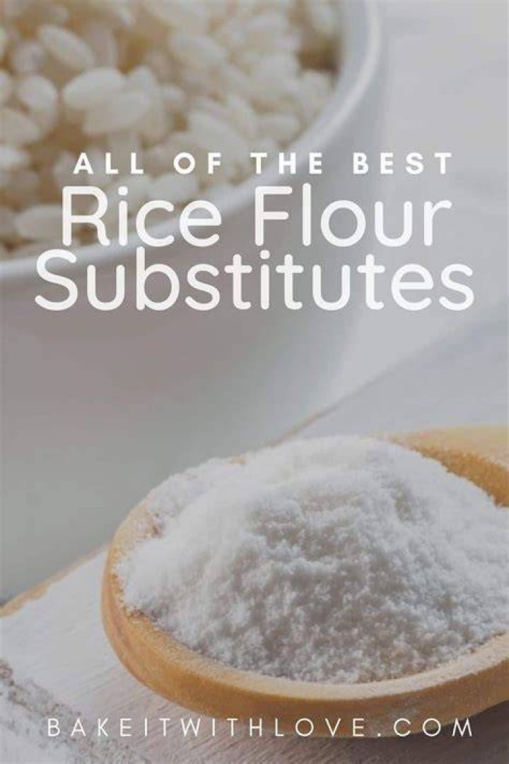 What can I substitute for rice flour in baking