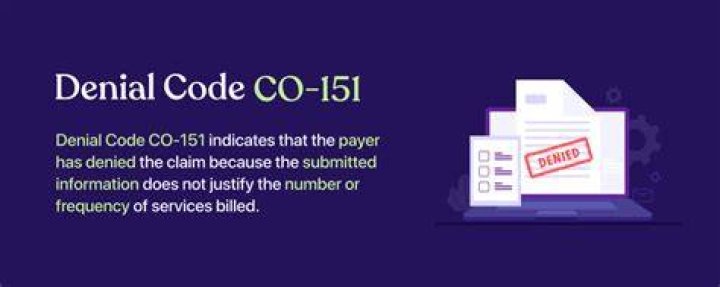 What does denial code Co 151 mean