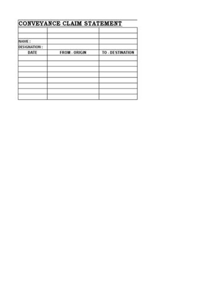 What is a conveyance claim
