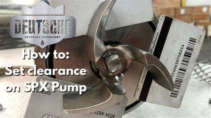 What is pump clearance