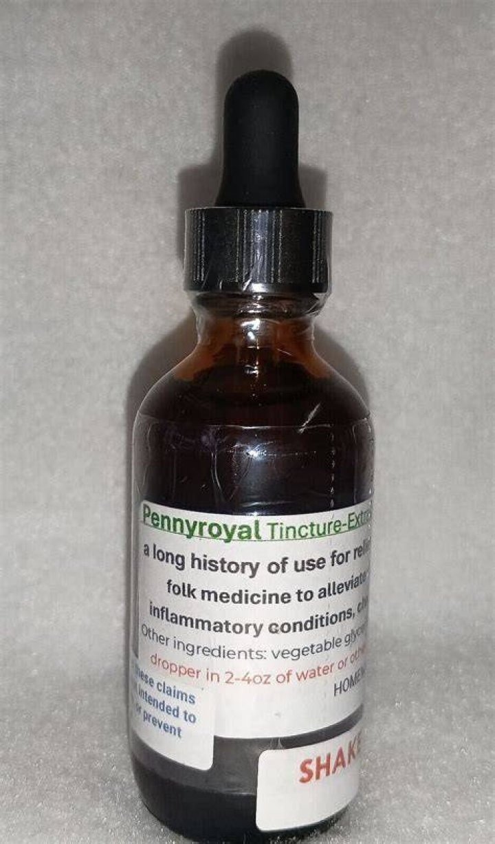 What was tincture of Pennyroyal used for