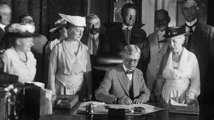 Who signed the 19th Amendment into law