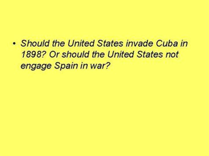 Why did the United States invade Cuba in 1898