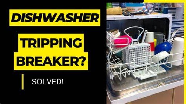 Why does my Whirlpool dishwasher trip the breaker