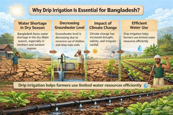 Why is drip irrigation used
