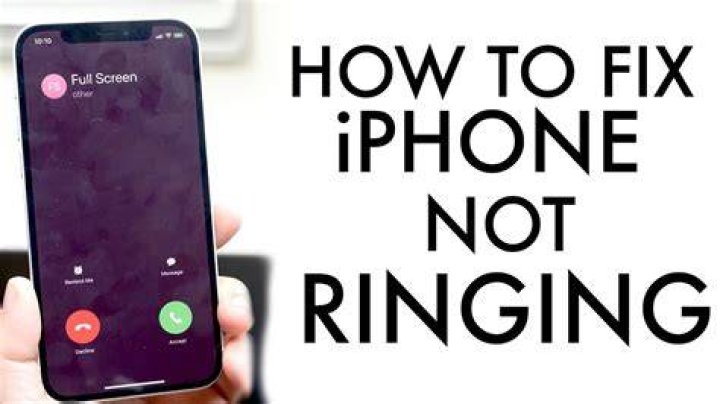 Why isnt my iPhone XS Max ringing