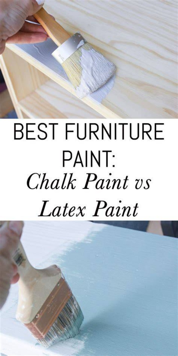 Will latex paint stick to chalk paint